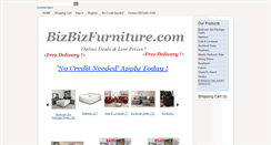 Desktop Screenshot of bizbizfurniture.com