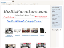 Tablet Screenshot of bizbizfurniture.com